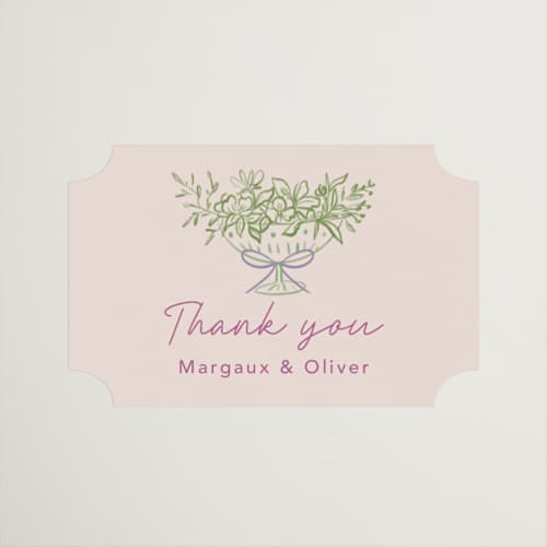 This is a grape wedding favor labels with standard by Elly called dining printing on uncoated sticker paper in sticker