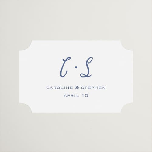 This is a blueberry wedding favor labels with standard by Carolyn MacLaren called deluxe printing on uncoated sticker paper in sticker