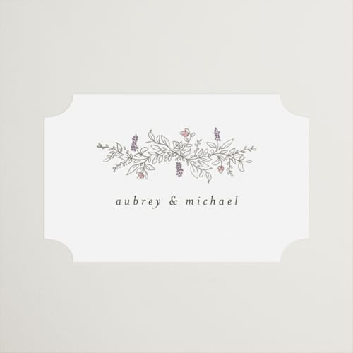 This is a ravello wedding favor labels with standard by Anne Ciotola called cottonwood printing on uncoated sticker paper in sticker