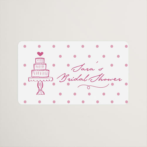 This is a azalea custom stickers with standard by Tina Faselli called le cake printing on uncoated sticker paper in sticker