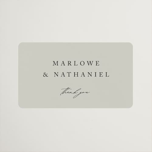 This is a spring wedding favor labels with standard by Kelly Schmidt called astoria printing on uncoated sticker paper in sticker