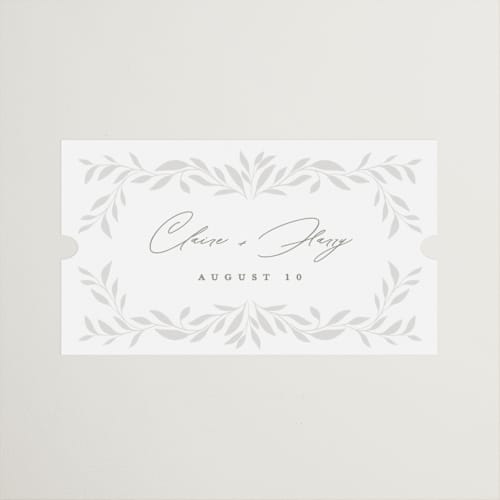 This is a cloud wedding favor labels with standard by Ana Sharpe called clarity printing on uncoated sticker paper in sticker