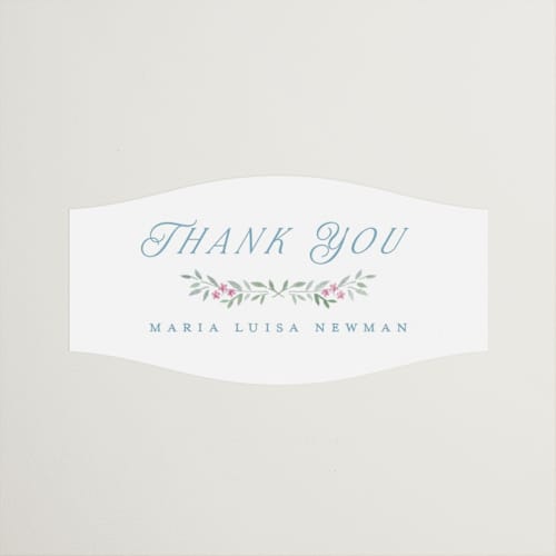 This is a flower braid custom stickers with standard by Petra Kern called wildflowers crest printing on uncoated sticker paper in sticker