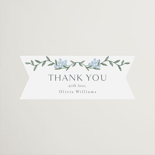 This is a sky custom stickers with standard by Christy Hy Lee called simple garland printing on uncoated sticker paper in sticker