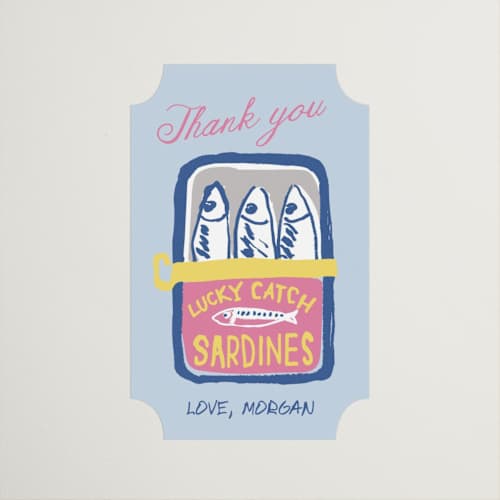 This is a sky custom stickers with standard by Cass Loh called packed with love printing on uncoated sticker paper in sticker