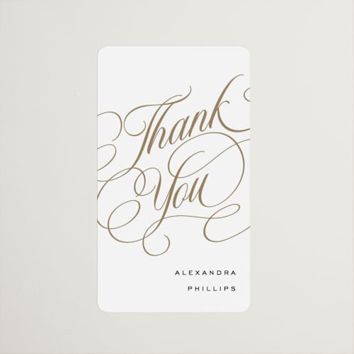 This is a snow custom stickers with standard by Stacy Maalouf called bridal shower script printing on uncoated sticker paper in sticker