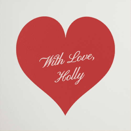 This is a ruby custom stickers with standard by Helena Vitto called club amore printing on uncoated sticker paper in sticker