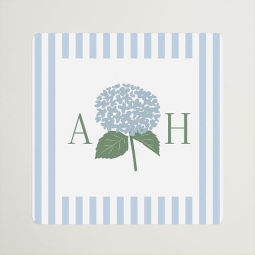 This is a sky custom stickers with standard by Carolyn MacLaren called hydrangea home printing on uncoated sticker paper in sticker