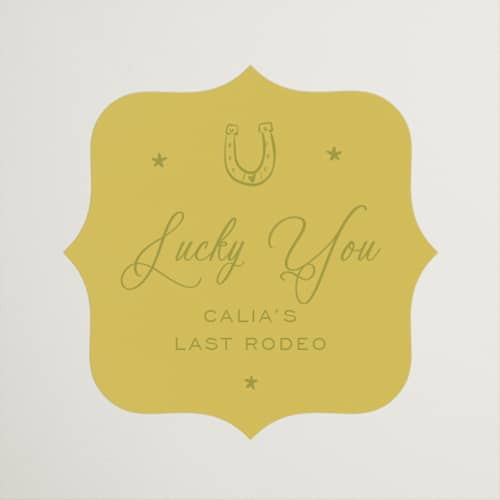 This is a island citrus wedding favor labels with standard by Ani Somi called calia printing on uncoated sticker paper in sticker