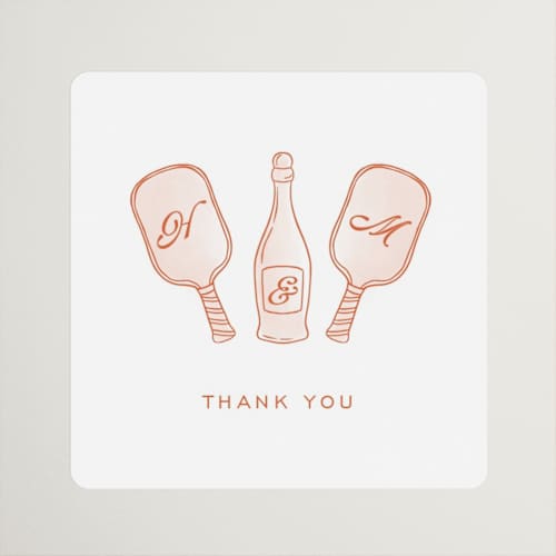 This is a citrus custom stickers with standard by Ashlee Townsend called pickleball & prosecco printing on uncoated sticker paper in sticker