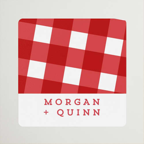 This is a ketchup wedding favor labels with standard by Lea Delaveris called i do bbq printing on uncoated sticker paper in sticker