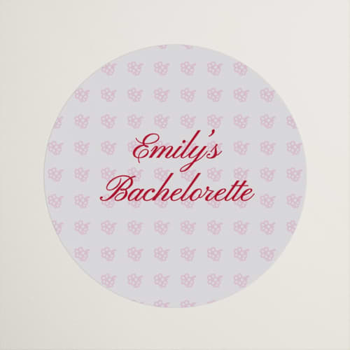 This is a peony wedding favor labels with standard by Jennifer Elizabeth Johnson called sip and sway printing on uncoated sticker paper in sticker