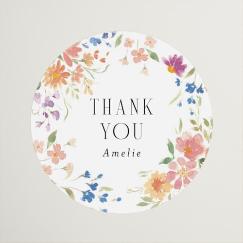 This is a summer custom stickers with standard by Itsy Belle Studio called amelie printing on uncoated sticker paper in sticker