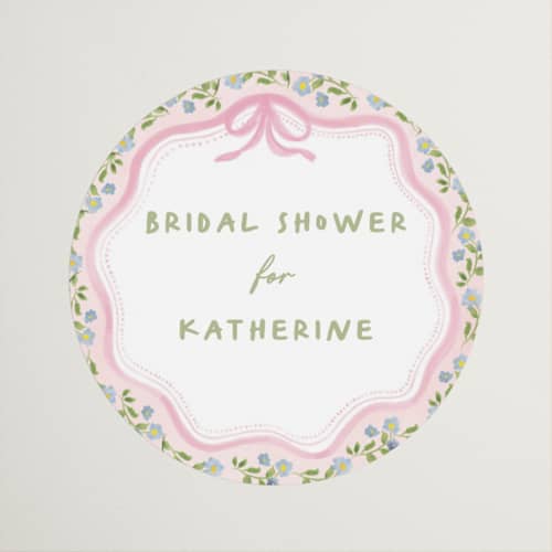 This is a garden glory custom stickers with standard by Creo Study called bride to be printing on uncoated sticker paper in sticker