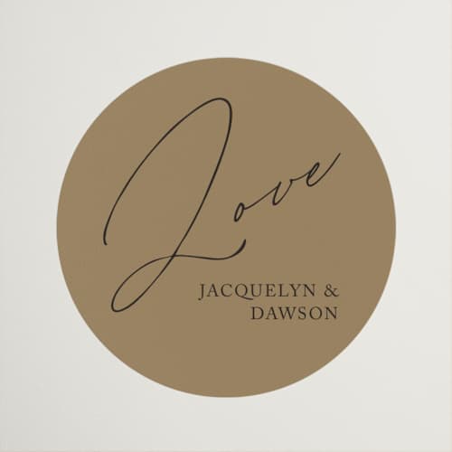 This is a cognac wedding favor labels with standard by Christie Garcia called sparkled toast printing on uncoated sticker paper in sticker