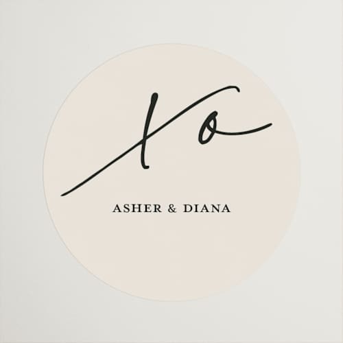 This is a dune wedding favor labels with standard by Christie Garcia called a toast printing on uncoated sticker paper in sticker