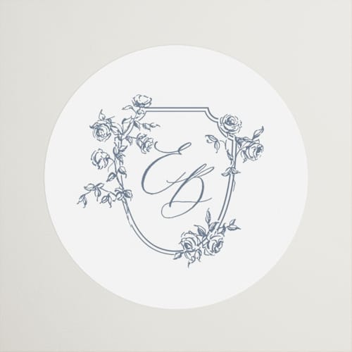 This is a twilight whisper wedding favor labels with standard by Design Lotus called close to my heart printing on uncoated sticker paper in sticker