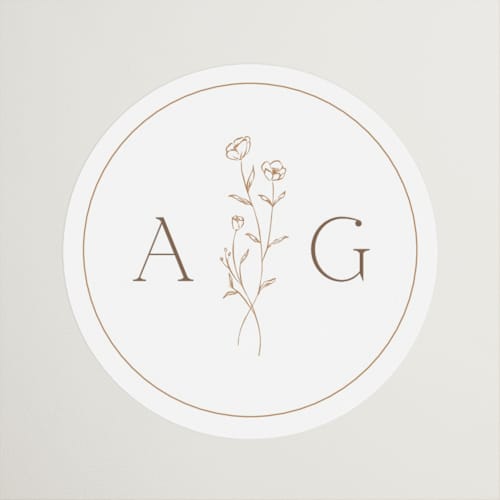 This is a chiffon wedding favor labels with standard by chocomocacino called kouignette printing on uncoated sticker paper in sticker