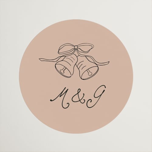This is a vintage wedding favor labels with standard by Kelly Watkins called felicity printing on uncoated sticker paper in sticker