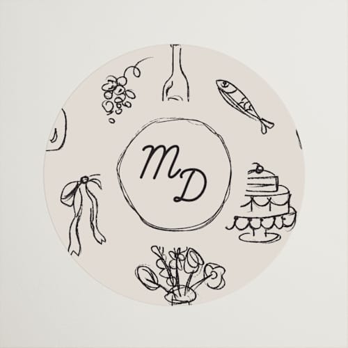This is a ivory wedding favor labels with standard by Aviva Atri called sketchbook love printing on uncoated sticker paper in sticker