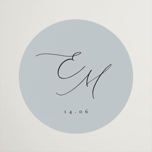 This is a sky wedding favor labels with standard by Kelly Schmidt called corner printing on uncoated sticker paper in sticker