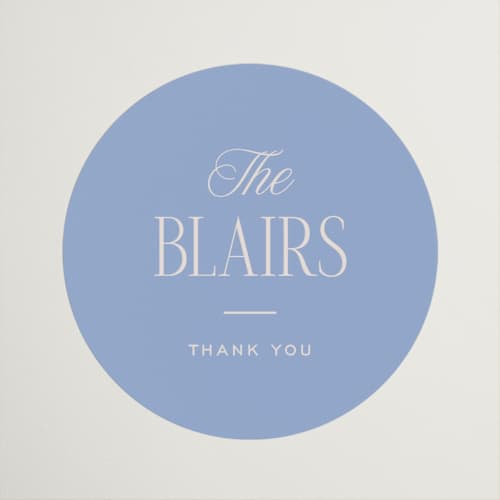 This is a canopy wedding favor labels with standard by Pixel and Hank called threaded printing on uncoated sticker paper in sticker
