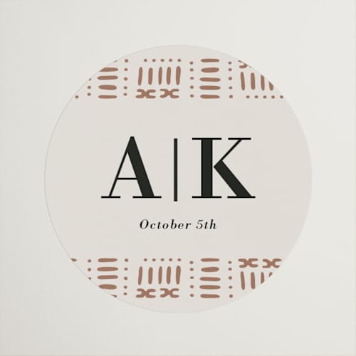 This is a ivory wedding favor labels with standard by Oma N. Ramkhelawan called amari printing on uncoated sticker paper in sticker