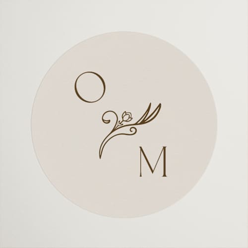 This is a ivory wedding favor labels with standard by Maria Hilas-Louie called ornate elegance printing on uncoated sticker paper in sticker