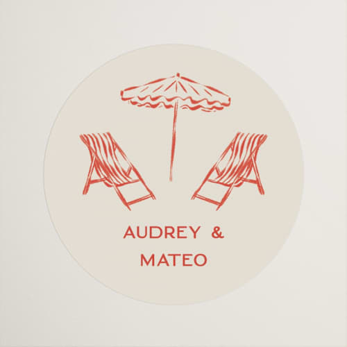 This is a lobster wedding favor labels with standard by Jackie Crawford called kitty hawk printing on uncoated sticker paper in sticker
