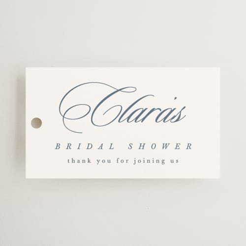 This is a coastal gift tags with standard by Kelly Schmidt called clara printing on signature in tag