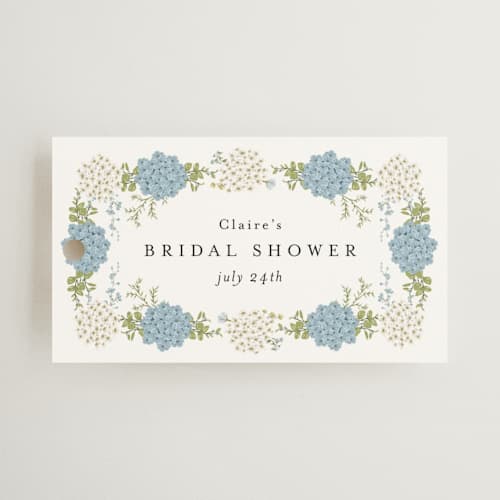 This is a cerulean gift tags with standard by Susan Moyal called wedgewood printing on signature in tag