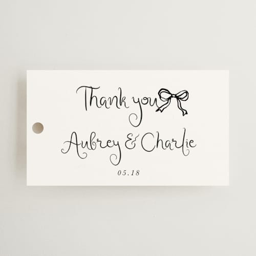 This is a tuxedo wedding favor tags with standard by Cass Loh called quirky fun printing on signature in tag