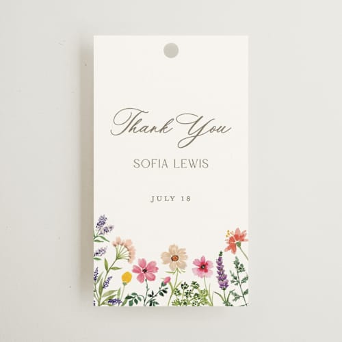 This is a garden gift tags with standard by Yaling Hou Suzuki called the conservatory printing on signature in tag