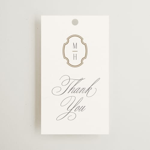 This is a fog wedding favor tags with standard by Ashlee Townsend called monatuk printing on signature in tag