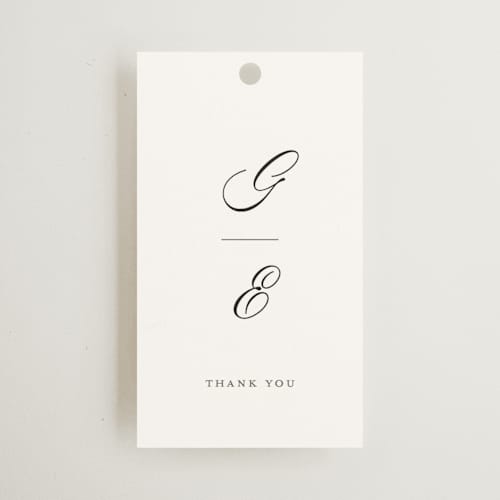This is a salt wedding favor tags with standard by chocomocacino called gregada printing on signature in tag