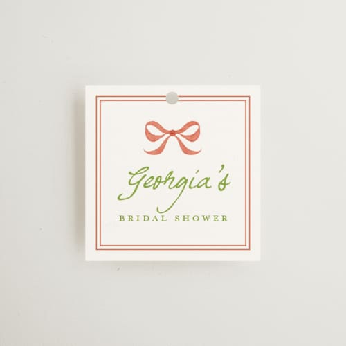 This is a sunset gift tags with standard by Melanie Kosuge called grandview printing on signature in tag