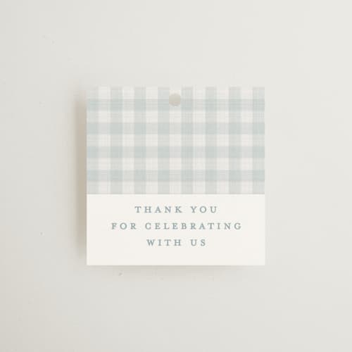 This is a sky gift tags with standard by Lea Delaveris called charming printing on signature in tag