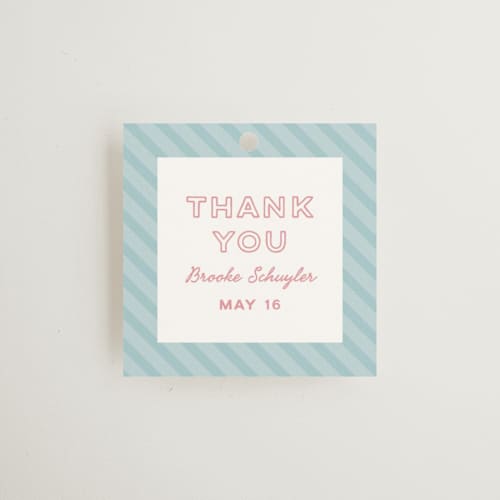 This is a grapefruit gift tags with standard by Olivia Raufman called the spritz printing on signature in tag