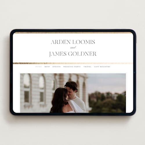 This is a pearl wedding websites by Stacey Meacham called opulence printing on digital paper in standard