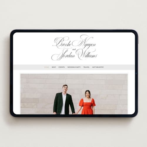 This is a tuxedo wedding websites by Orasie called side by side printing on digital paper in standard
