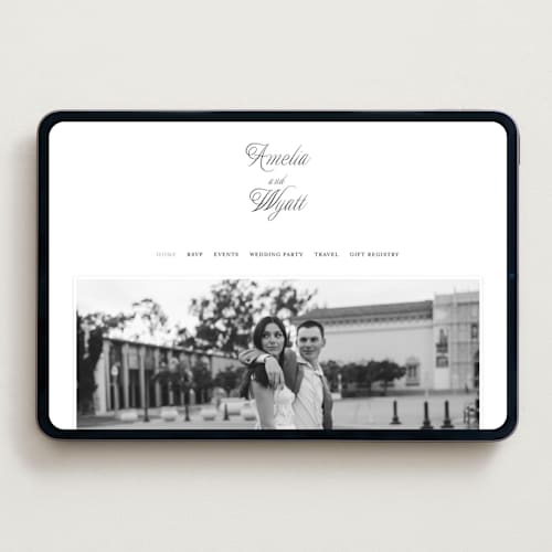This is a snow wedding websites by Pixel and Hank called terra printing on digital paper in standard