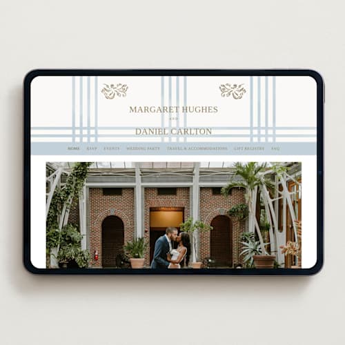 This is a belair wedding websites by Grae called salt and ivory printing on digital paper in standard