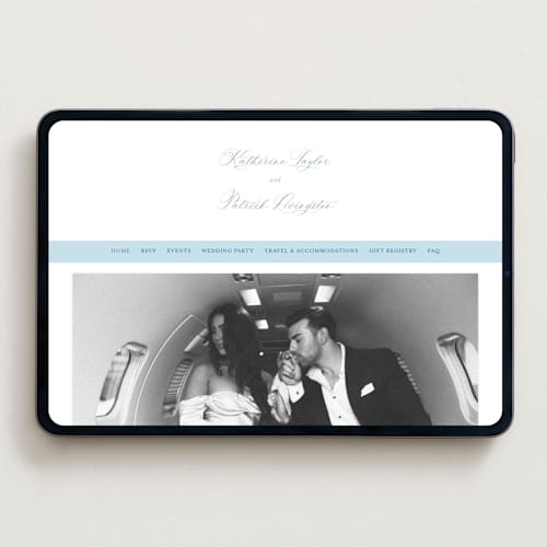 This is a ocean wedding websites by Creo Study called pillowy border printing on digital paper in standard