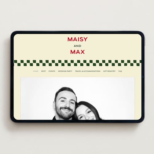 This is a pizzeria wedding websites by Ani Somi called pizzeria printing on digital paper in standard