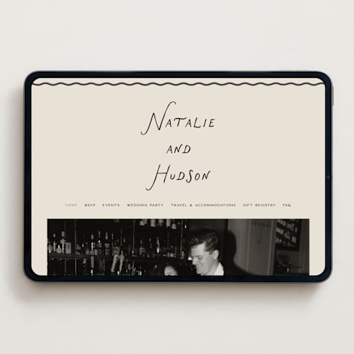 This is a shadow wedding websites by Pixel and Hank called lovers printing on digital paper in standard