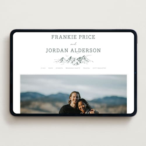 This is a stone wedding websites by Anastasia Makarova called fresh air printing on digital paper in standard