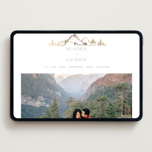 This is a earth wedding websites by Mansi Verma called colorado printing on digital paper in standard