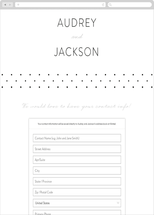 This is a black tie digital wedding address collection cards by Kim Dietrich Elam called forever and printing on digital paper in standard