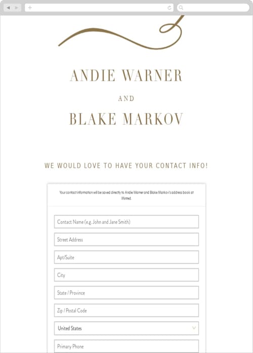 This is a gilded gold digital wedding address collection cards by Jennifer Postorino called divine printing on digital paper in standard