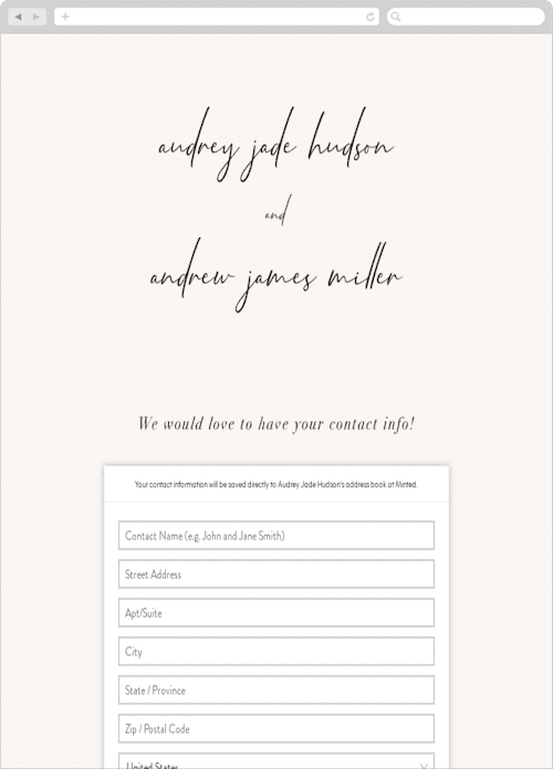 This is a creme digital wedding address collection cards by Nicoletta Savod called mod printing on digital paper in standard